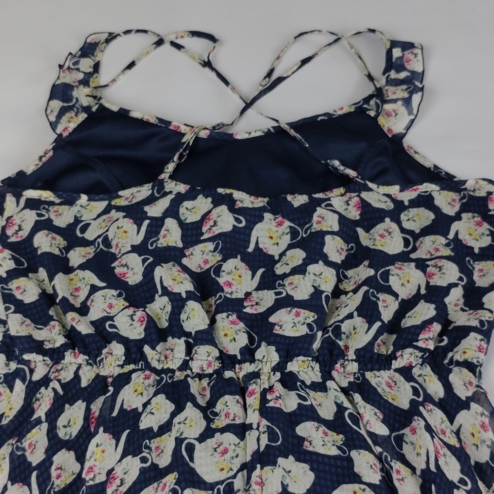 Disney Navy Floral Mini Dress - Picture 12 of 16